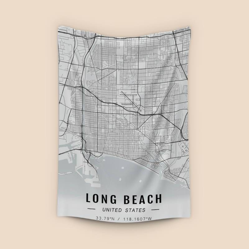 Long Beach map preview