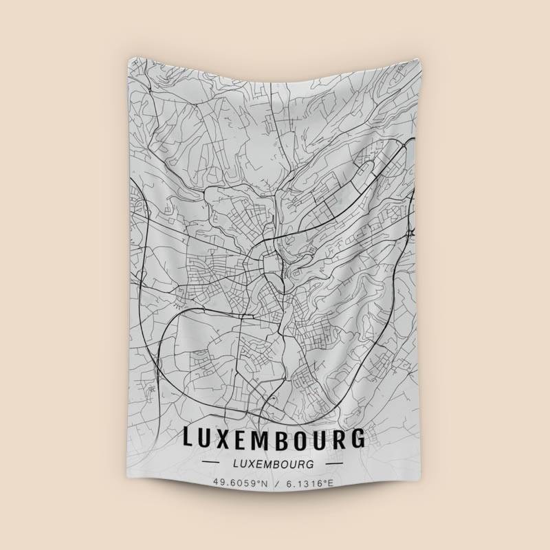 Luxembourg map preview