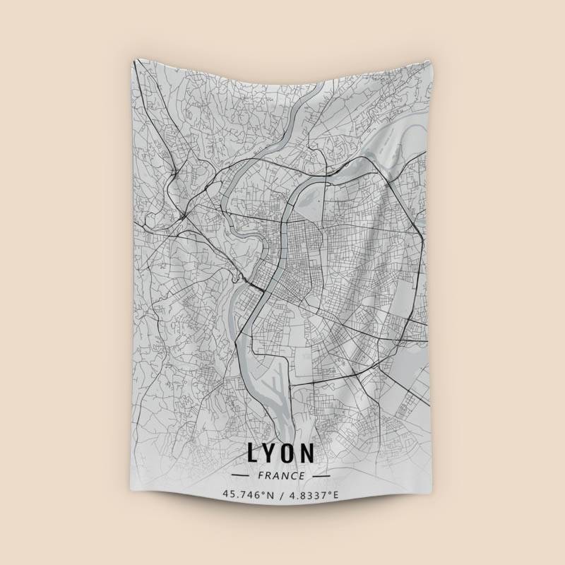 Lyon map preview