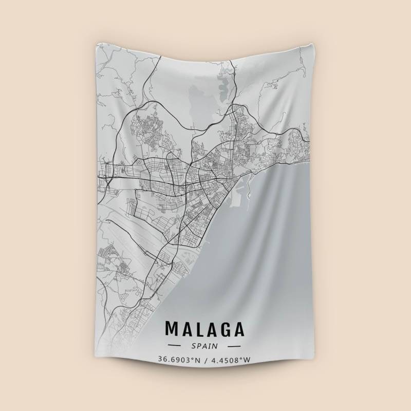 Malaga map preview
