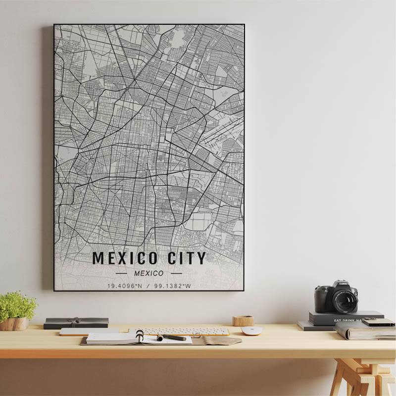 Mexico City map preview