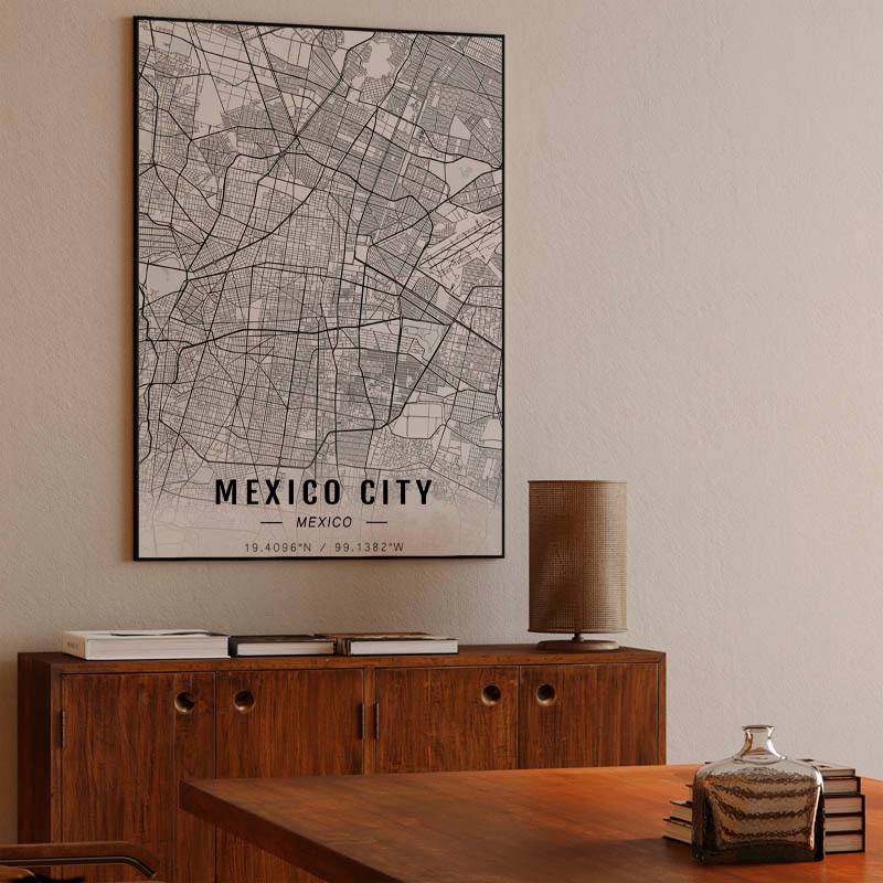 Mexico City map preview