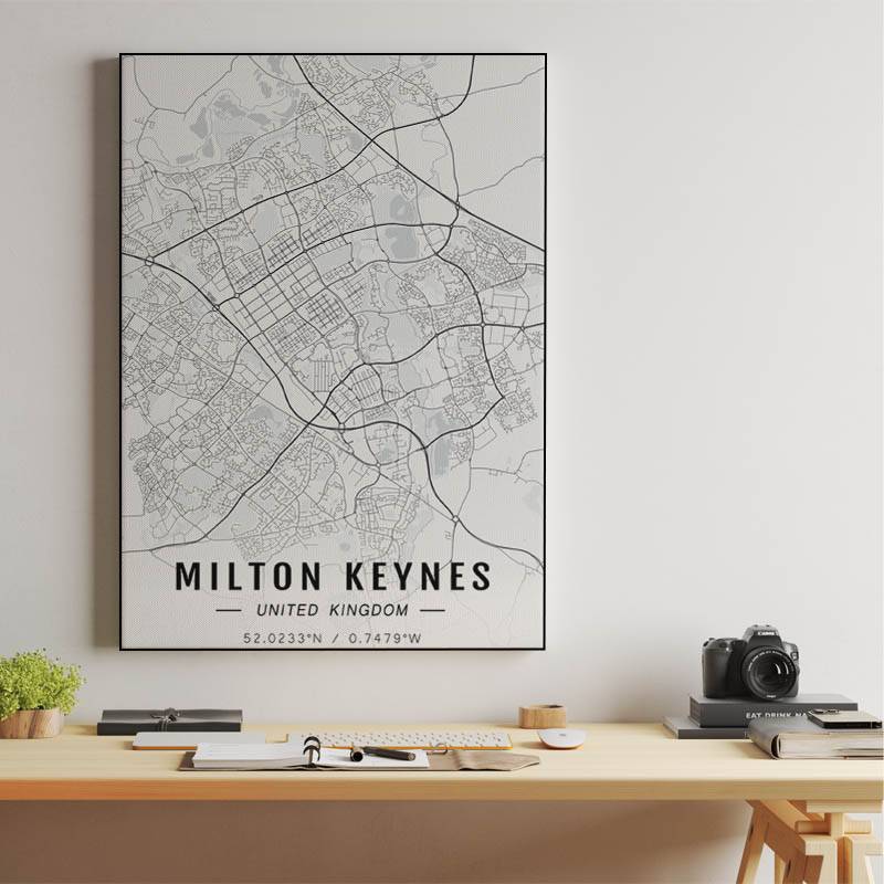 Milton Keynes map preview