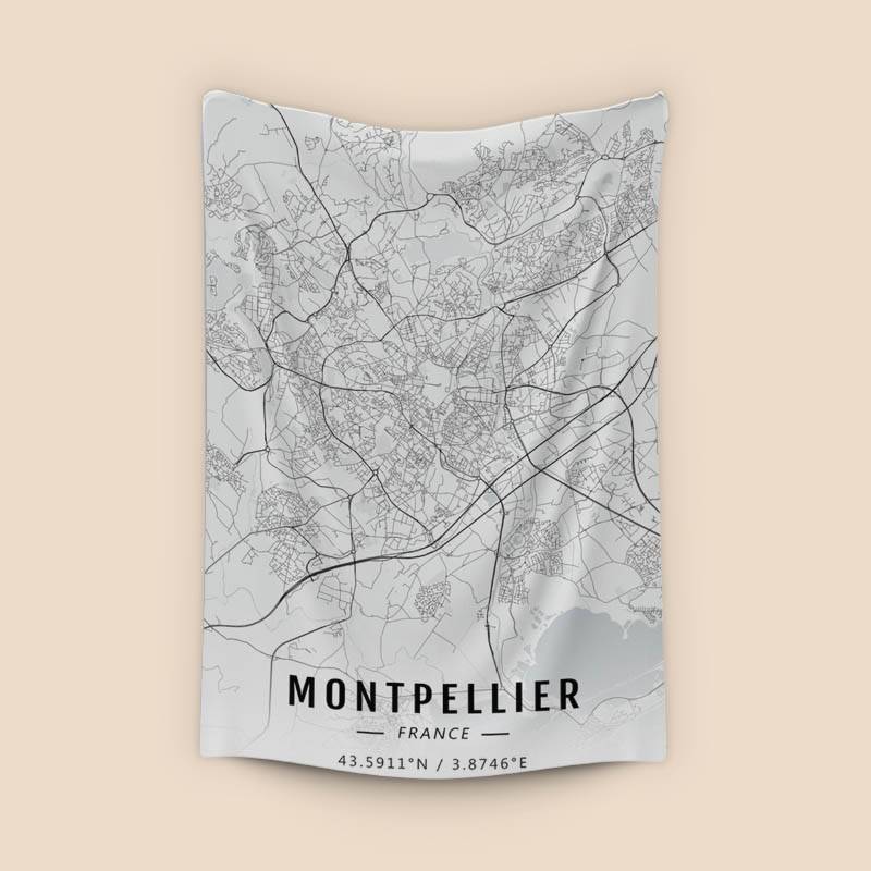 Montpellier map preview