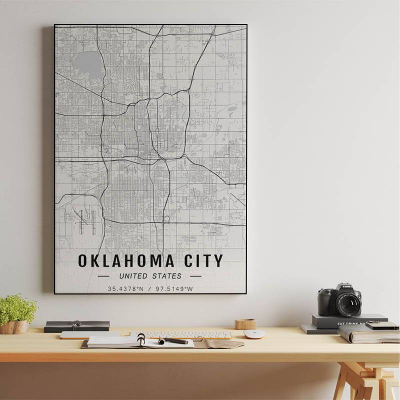 Oklahoma City map preview