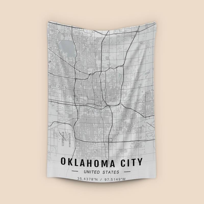 Oklahoma City map preview