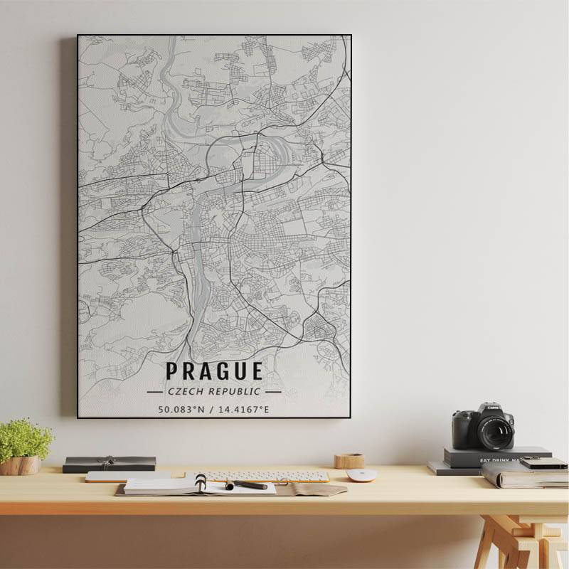 Prague map preview