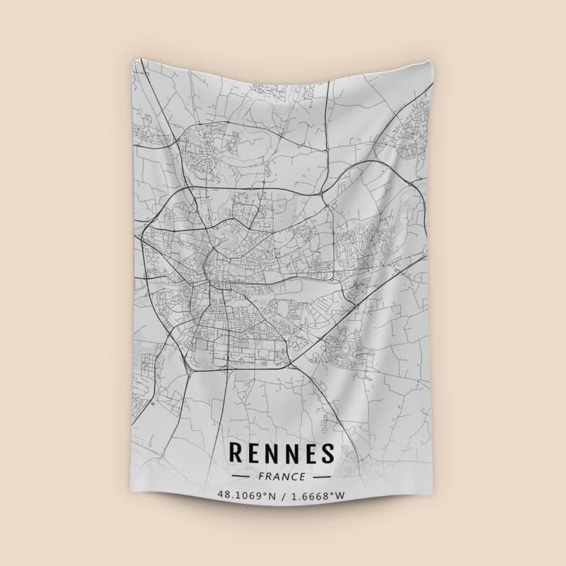 Rennes map preview