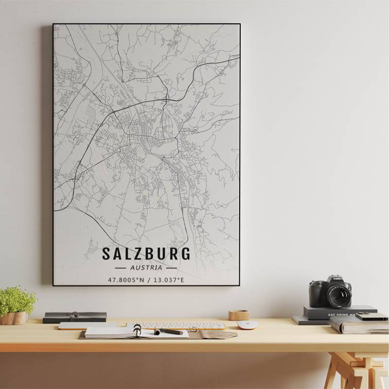 Salzburg map preview