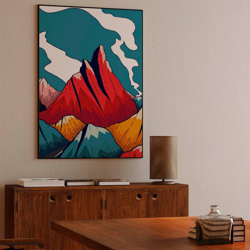 Smoke trail mountains preview