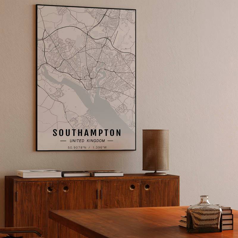 Southampton map preview