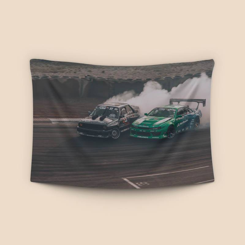 Drifting BMW E30 3 series & Nissan S14 Silivia preview