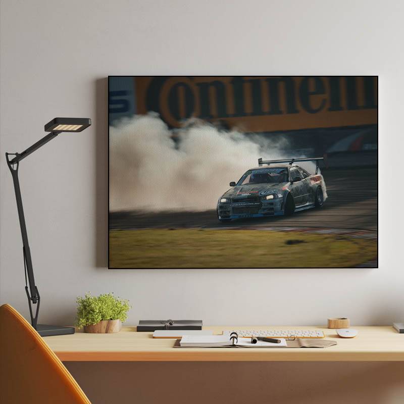 Drifting Nissan Skyline GT-R R34 preview