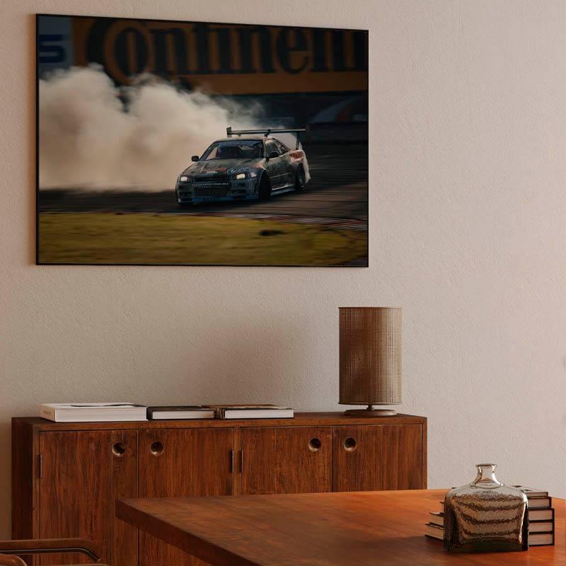 Drifting Nissan Skyline GT-R R34 preview