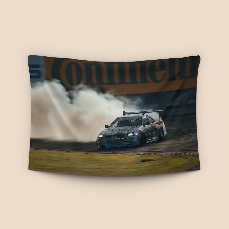 Drifting Nissan Skyline GT-R R34 preview