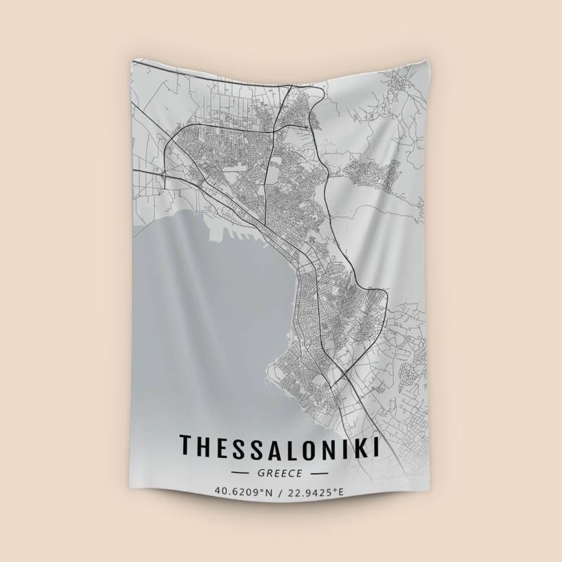 Thessaloniki map preview