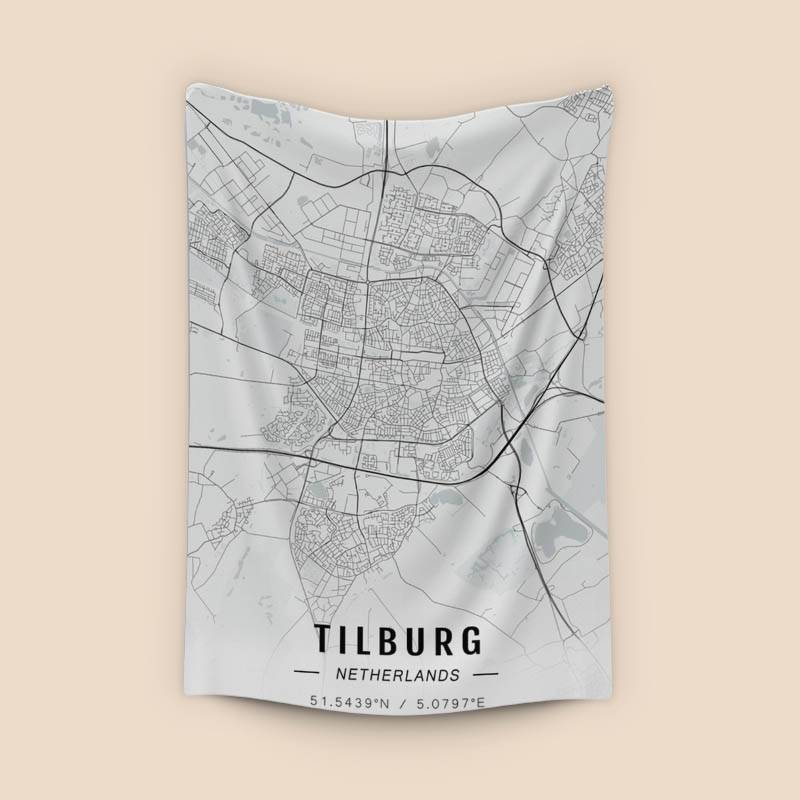 Tilburg map preview