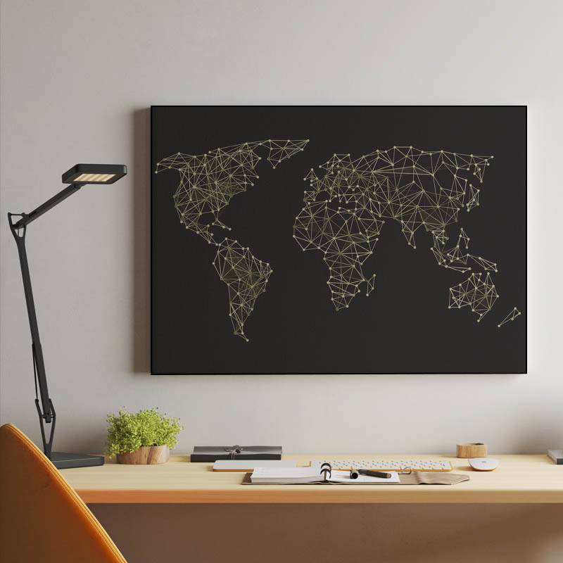 World Map Canvas preview