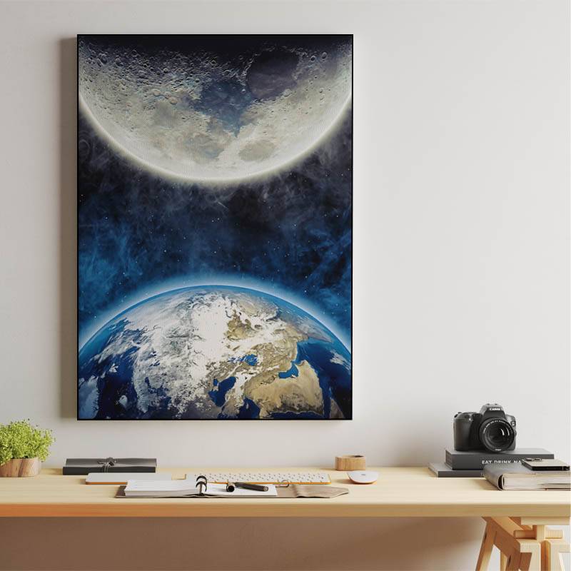 Earth and Moon preview