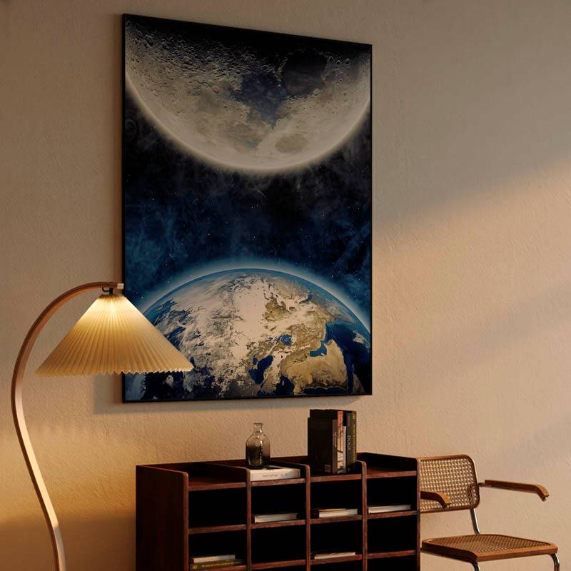 Earth and Moon preview