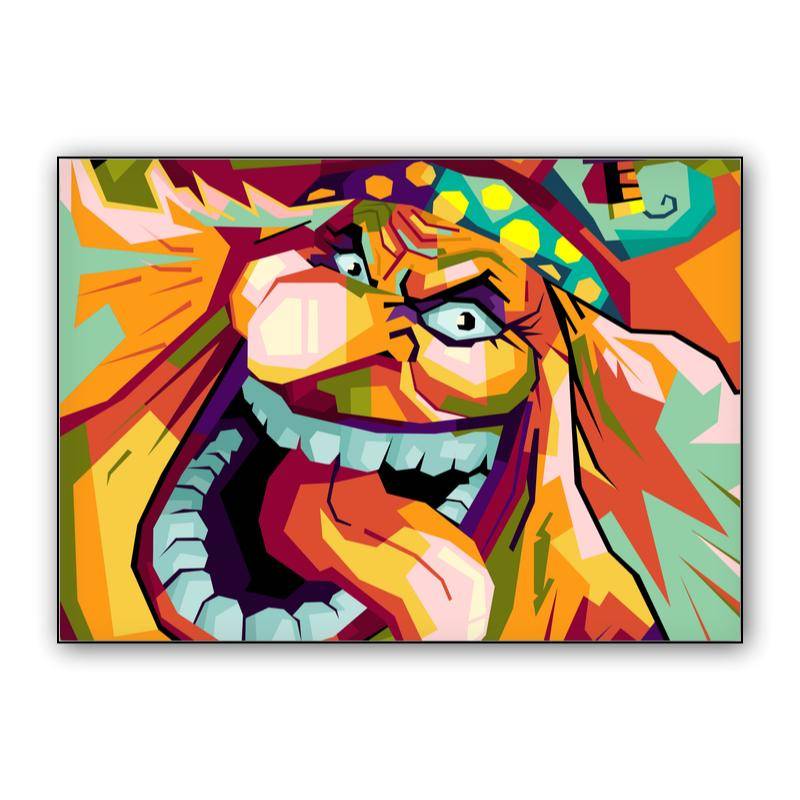 Character Anime One Piece in wpap art preview