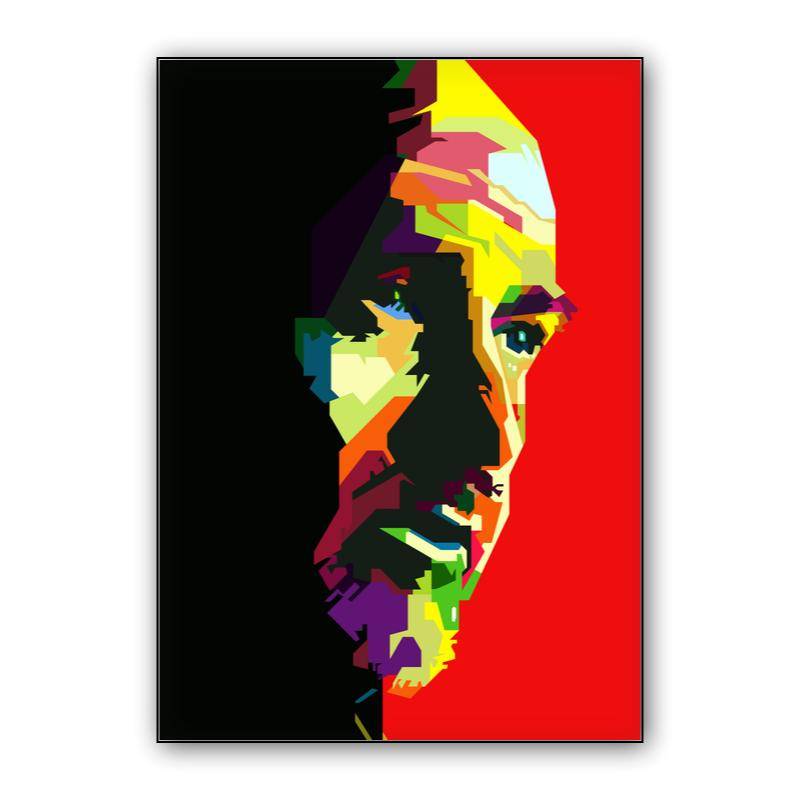 Peter Gabriel Pop Art WPAP Canvas Print preview