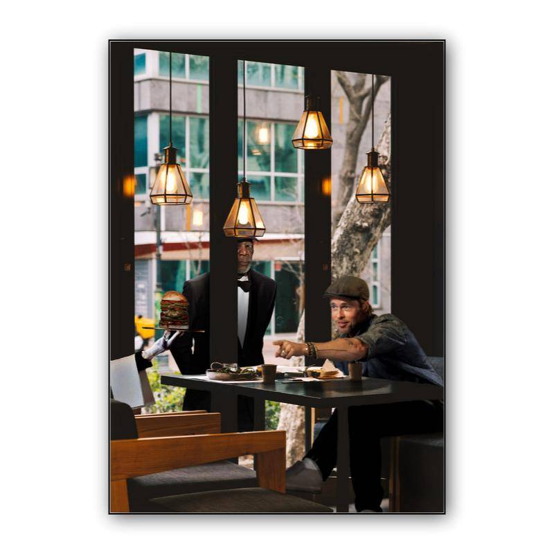 Morgan Freeman stalks Bradd Pitt preview