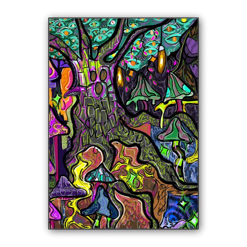 psychedelic forest preview