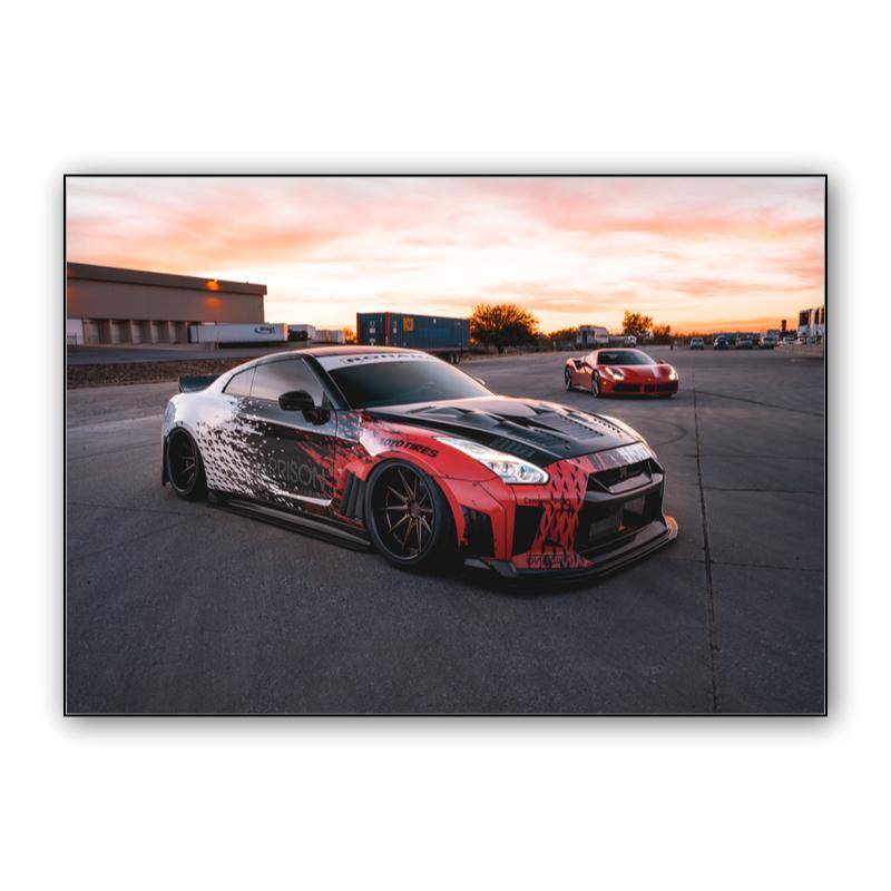 Nissan GT-R R35 & Ferrari 488 preview