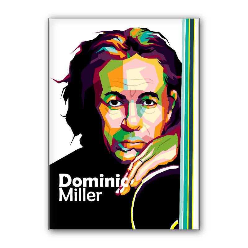 Legend musician Dominic Miller in paintings preview