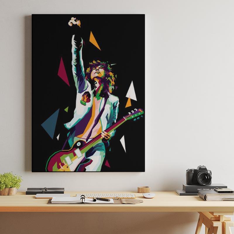 Jimmy Page in fantastic illustration