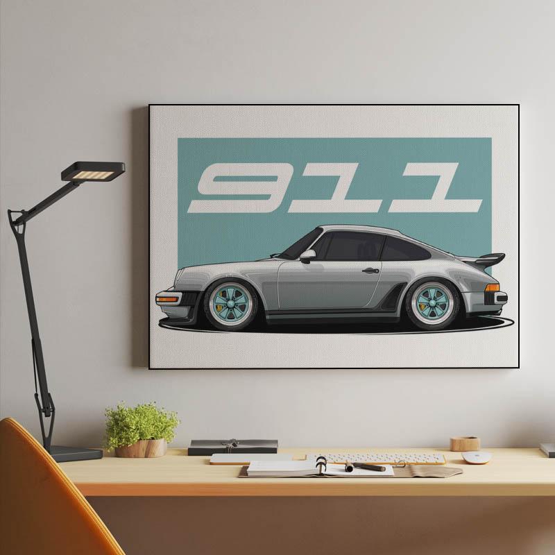 Porsche 911 Car Canvas Porsche