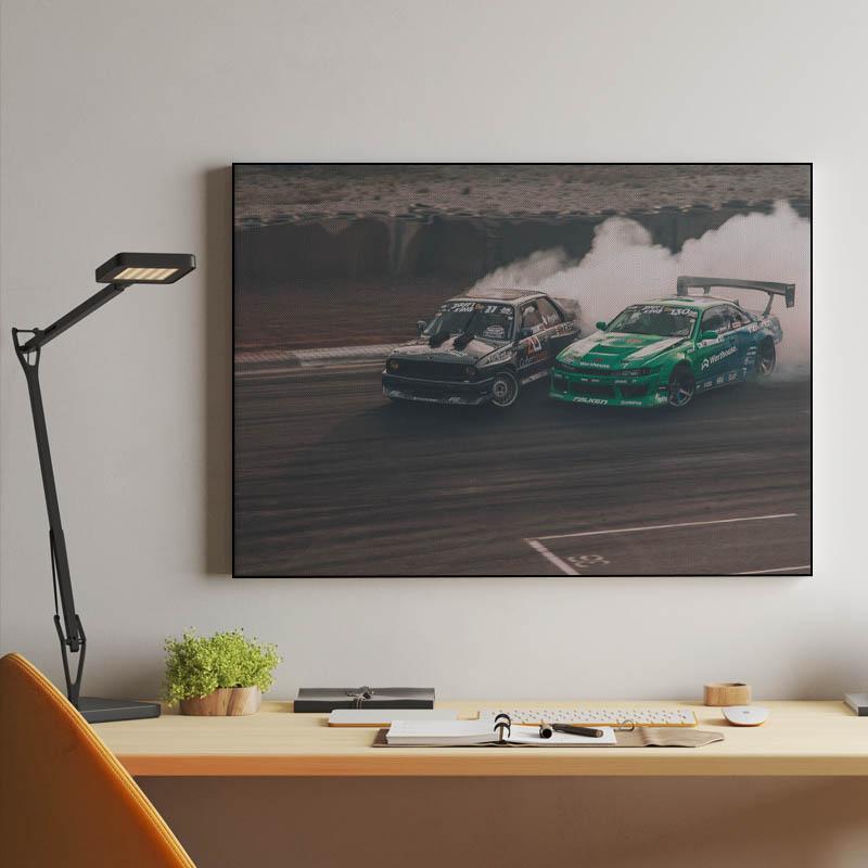 Drifting BMW E30 3 series & Nissan S14 Silivia