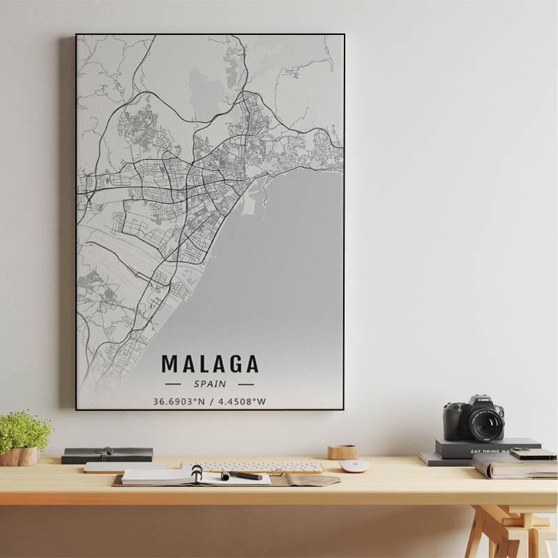 Malaga map