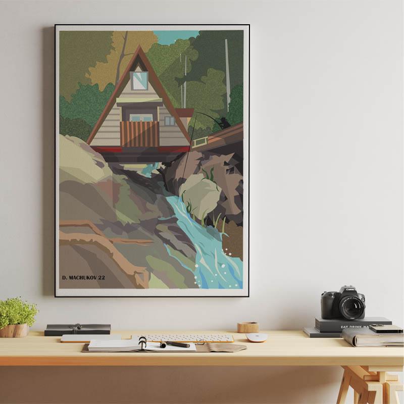 My childhood cabin in the woods