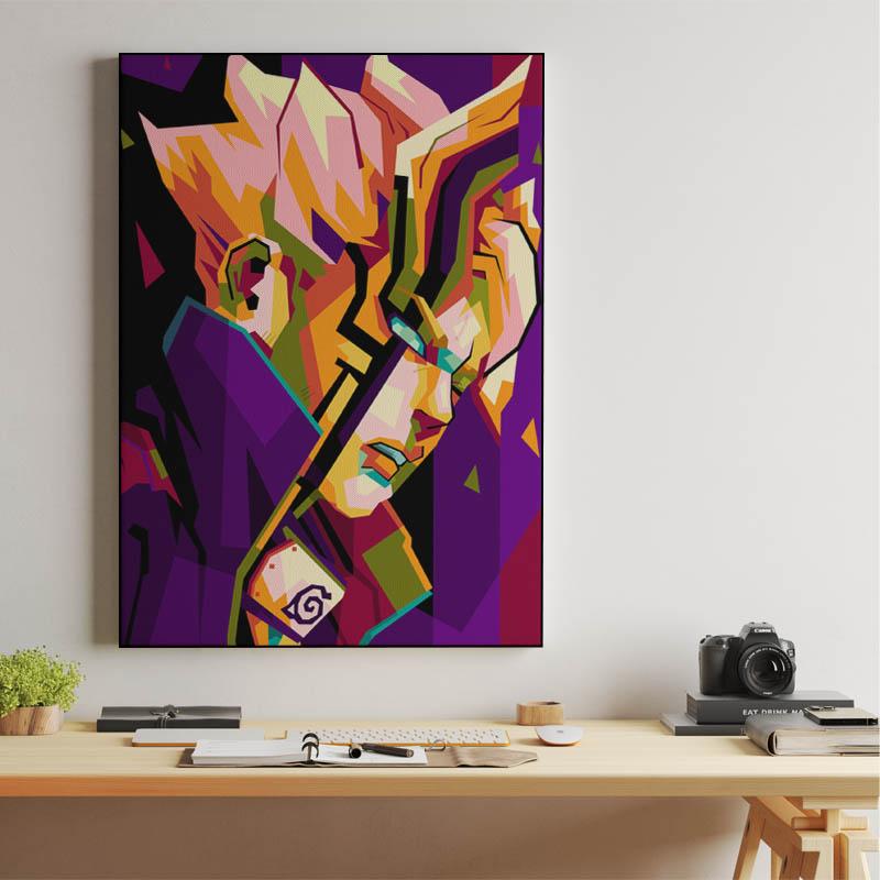 Boruto mode Karma in pop art