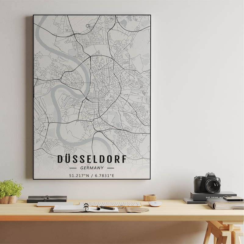 Düsseldorf map