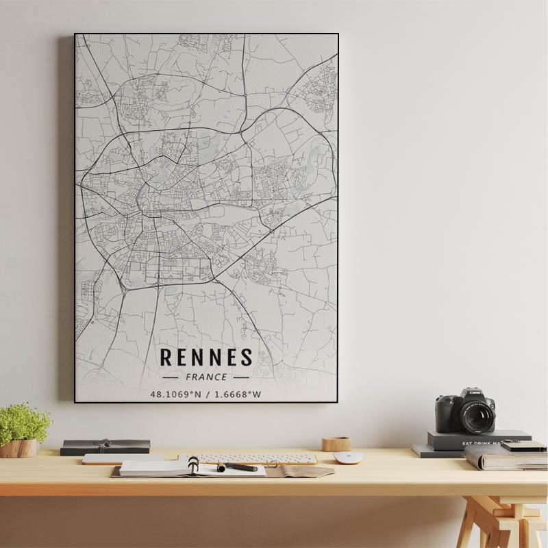 Rennes map