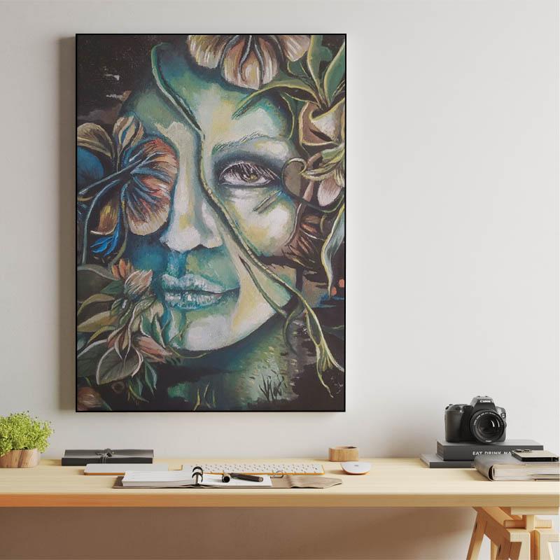 fantasy flower woman