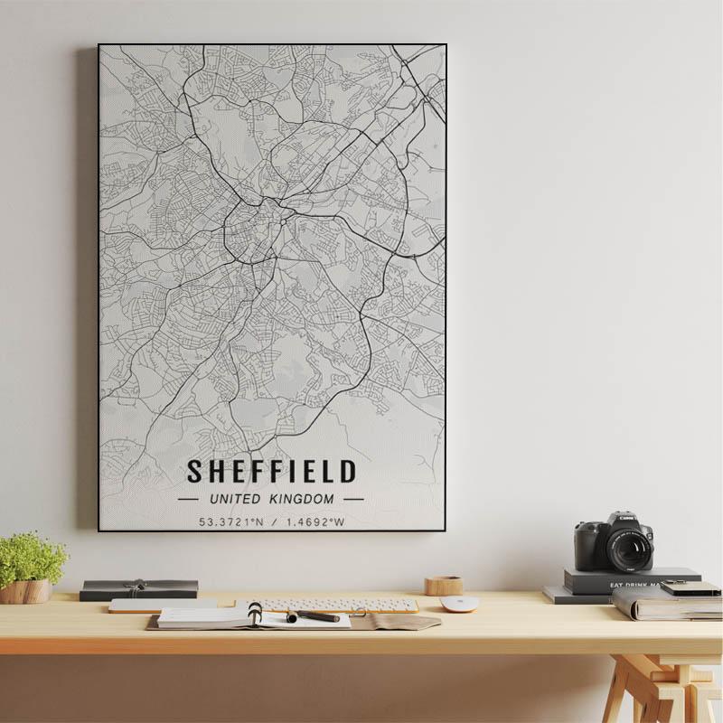Sheffield map