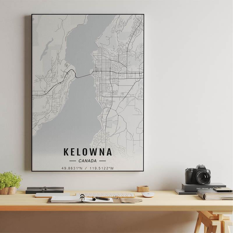 Kelowna map