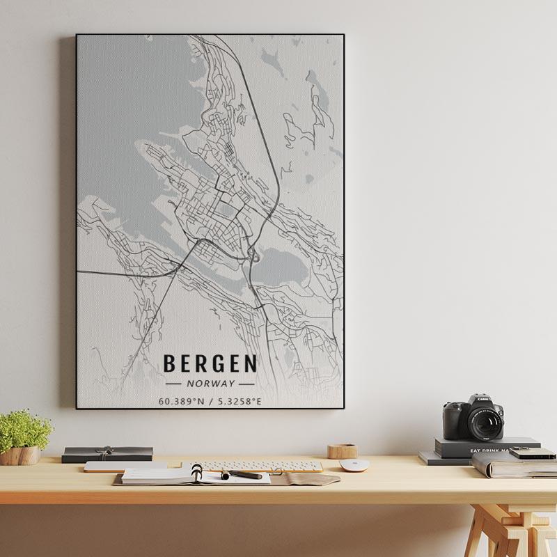 Bergen map