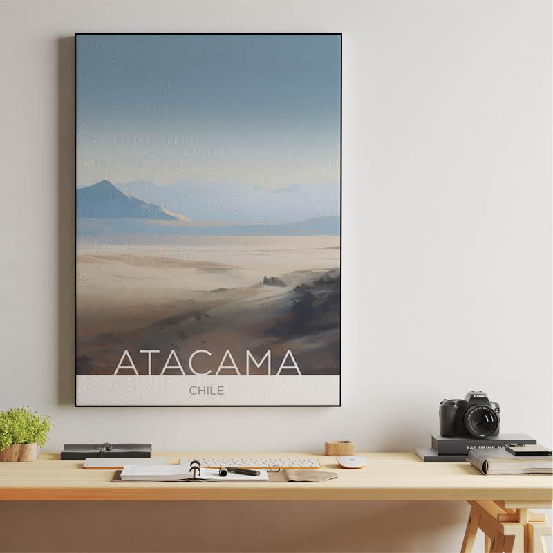 The Atacama Desert - Chile - Impressionism Style