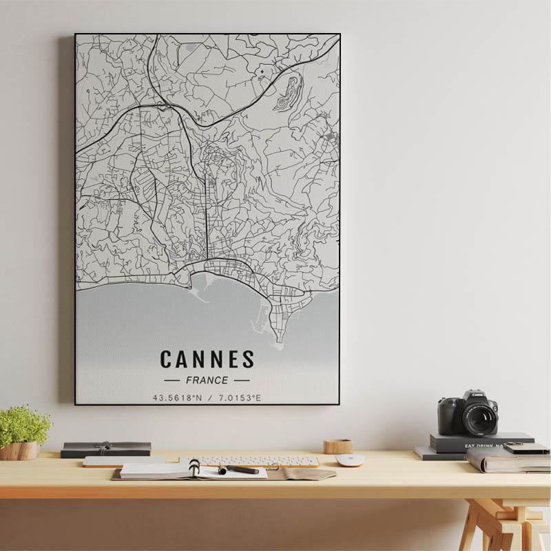 Cannes map