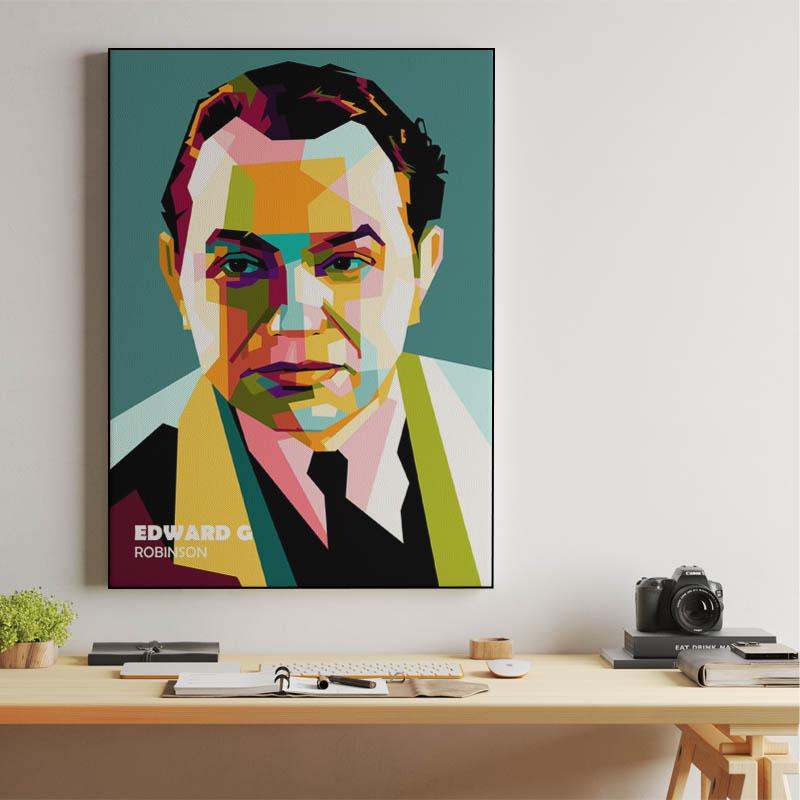 Edward G Robinson in amazing pop art