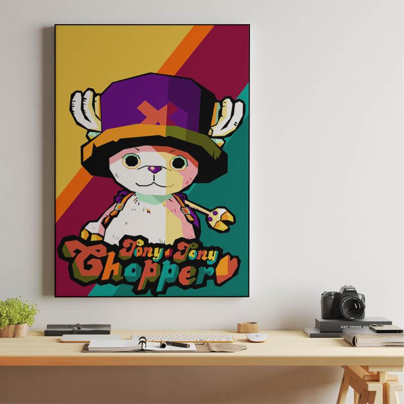 Anime One Piece in wpap pop art