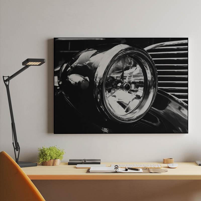 Black and White Chevrolet 1937