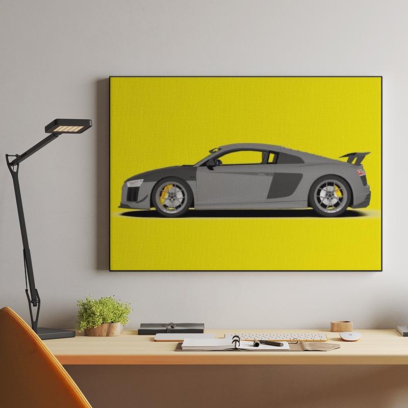 Awdee Ar Eight Vee Ten Cartoon ( Landscape )