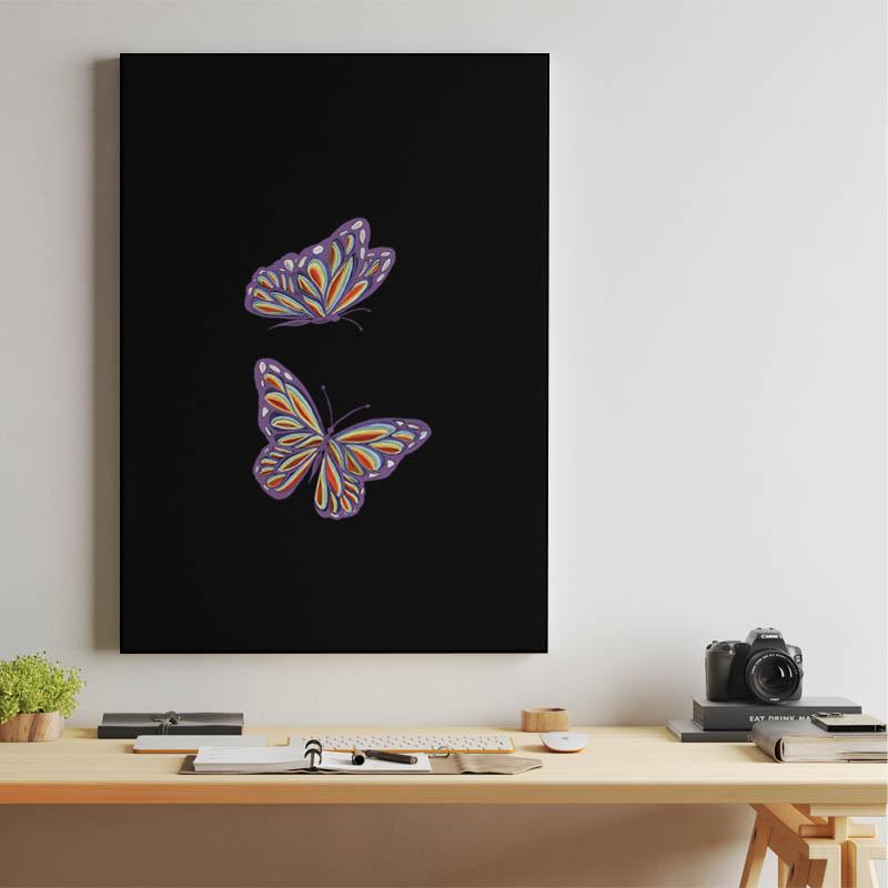 Rainbow butterflies