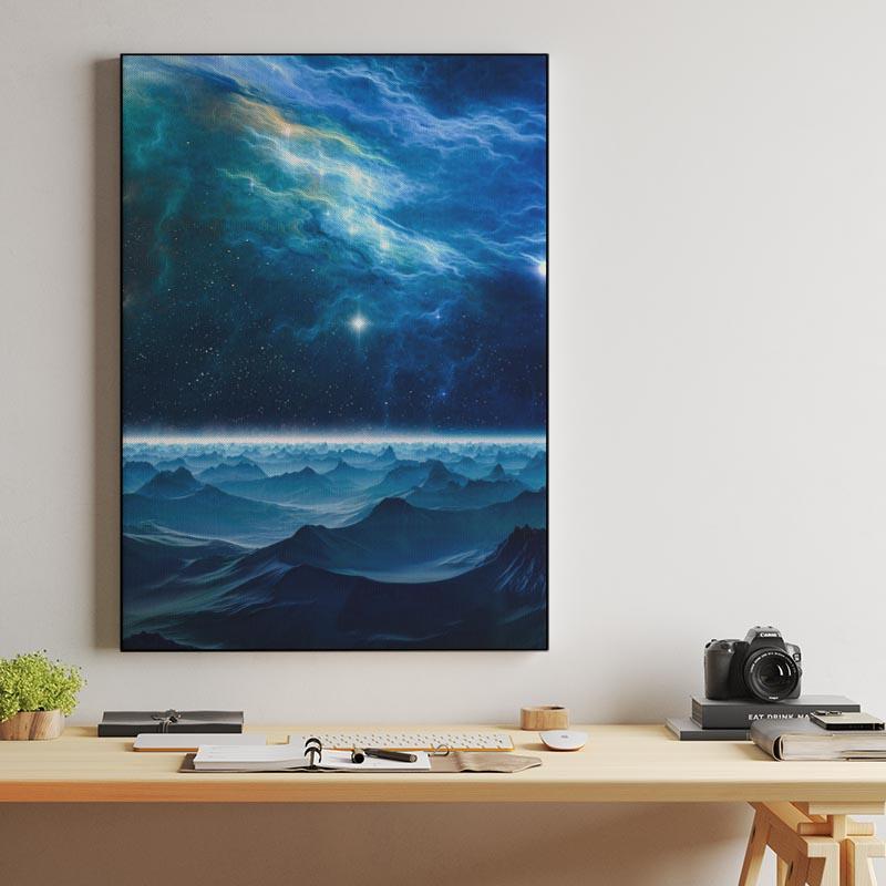 Blue Space Landscape